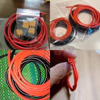 999DIY [ตัดความยาวตลอด] 8AWG - 20AWG สายไฟซิลิโคน อ่อน ทนความร้อนสูง ทองแดงแท้เคลือบดีบุก ทนความร้อนสูง 200C°