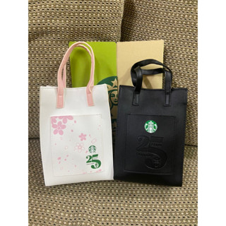 Starbucks กระเป๋า mini Tote Bag ของแท้