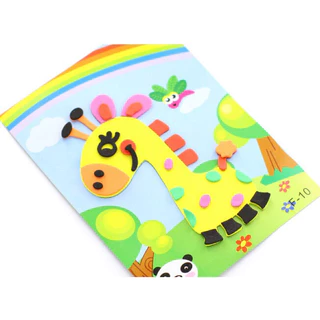 สติ๊กเกอร์โฟม DIY เด็ก สติ๊กเกอร์ 3 มิติ โฟม EVA สติ๊กเกอร์ DIY ของเล่นเสริมพัฒนาการ สติ๊กเกอร์เด็ก ของเล่นเด็ก 2 ขวบ