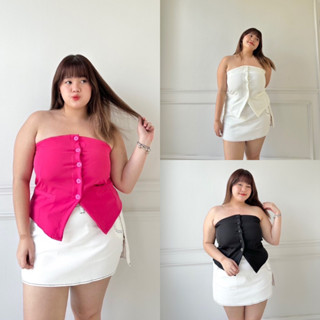 Cute Curve Tube Tops in MELBOURNE 🤍 เสื้อเกาะอกคนอ้วน สาวอวบ