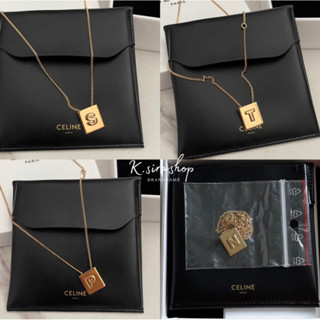 [ส่งฟรี] New Celine Alphabet Necklace