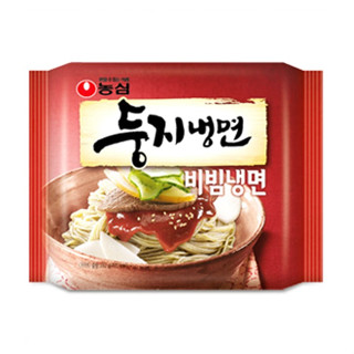 NONGSHIM DUNGJI BIBIM NAENGMYEON บะหมี่เย็นเกาหลี แบบแห้ง둥지비빔냉면