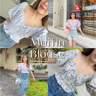 (พร้อมส่ง) Muffin top - lot 2 เสื้อสม็อคอก งานตัดของร้าน🫶🏻