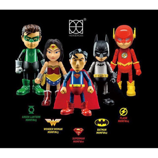 Justice League Series  DC Comics HeroCross LED MINI Action Figure 5 Pcs/set 12 cm