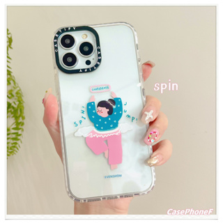 ✨ส่งของขวัญ✨เคส for iPhone 11 14 Pro Max Case for iPhone 12 13 ป้องกันการตก การป้องกัน การ์ตูน สไตล์วรรณศิลป์ เรียบง่าย