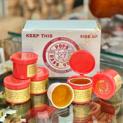 ยางสนสำหรับดับเบิลเบส Double Bass Rosin ยี่ห้อ Pops Product (Made in USA)