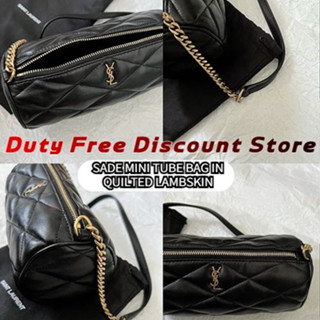 Yves Saint Laurent SADE MINI TUBE BAG IN QUILTED LAMBSKIN/ YSL BAG