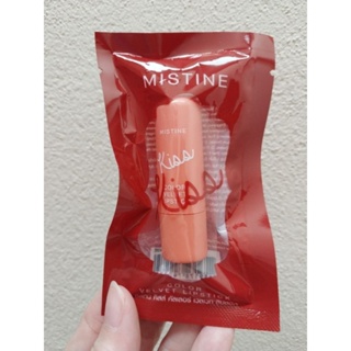 MISTINE KISS COLOR VELVET LIPSTICK มิสทีน คิสส์ คัลเลอร์ เวลเวท ลิปสติก สี#02 ขนาด 2.5 g