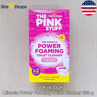 Stardrops® The Pink Stuff Miracle Power Foaming Toilet Cleaner 200 g ผงโฟมทำความสะอาดโถสุขภัณฑ์ ล้างห้องน้ำ ล้างส้วม