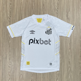 เสื้อบอล Santos ซานโตส 2023/2024ใหม่ล่าสุดเนื้อผ้าโพลีเอสเตอร์ เกรดแฟนบอล AAA