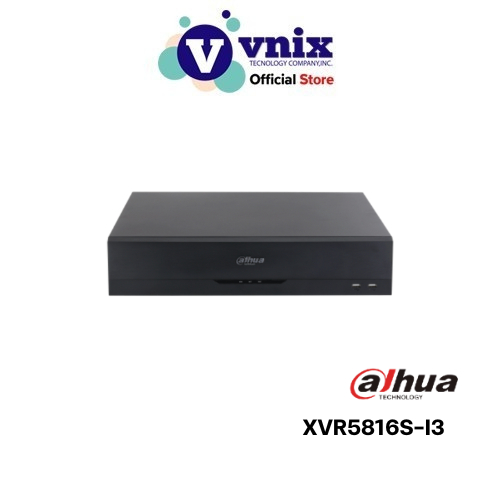 XVR5816S-I3 เครื่องบันทึกภาพ กล้องวงจรปิด Dahua 16ch Penta-brid 5M-N/1080P 2U 8HDDs WizSense by Vnix