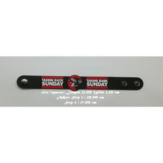 สร้อยข้อมือยาง Taking Back Sunday กําไลยางซิลิโคน แฟชั่น วงดนตรี กันน้ำ  silicone rubber wristband bracelet