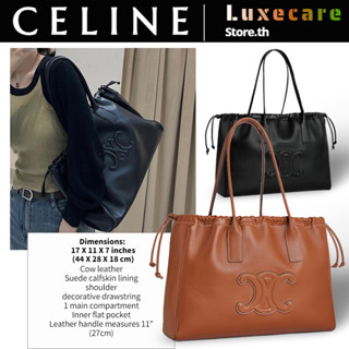 เซลีน👜Celine CABAS TRIOMPHE Women/Shoulder Bag กระเป๋าถือ/กระเป๋าซีลีน