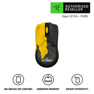 Razer Viper V2 Pro PUBG - Ultra-lightweight Wireless Esports Mouse (เมาส์เกมมิ่งไร้สาย)