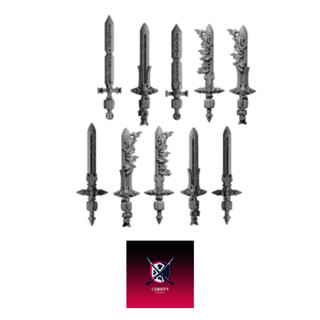 Warhammer 40k proxy parts Swords02