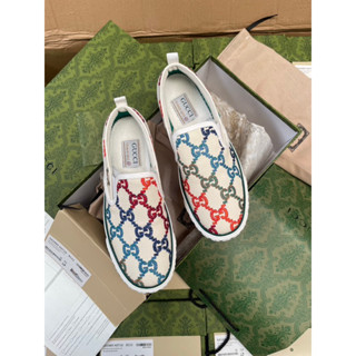 [ พร้อมส่ง ] Gu*ci Slip On Sneaker GG Original  Size 36 - 45 [ ORI ]