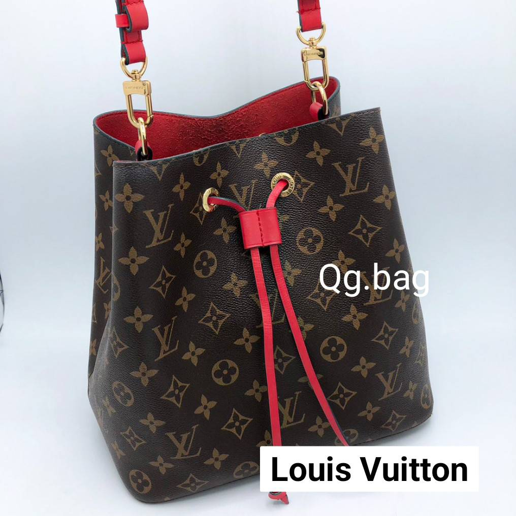 พร้อมส่ง2สี Louis Vuitton Neo noe LV หลุยส์ วิตตอง โนเอ้ กระเป๋าถือ กระเป๋าสะพาย ผู้หญิง canvas มือสอง หนังแท้ แบรนด์เนม
