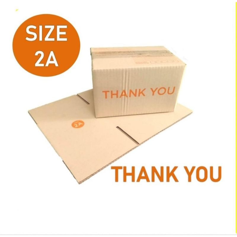กล่องพัสดุ  2A ลาย Thank You แพ็คละ 20ใบ