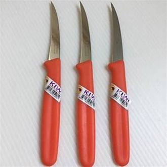 มีดคว้าน มีดแกะสลักNo.001 ยกกล่อง 24 เล่ม ด้ามแดง มีดกีวี่ มีดแกะผลไม้  KiWi แท้ 100%