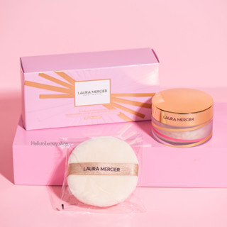 LAURA MERCIER Set For Luck Translucent Loose Setting Powder With Puff ปี 2022 (ฉลากไทย)