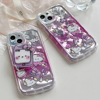 💲คูปองเคลม💲เคสไอโฟน case for iphone 11 12 ลูกแมว เคส 14 13 12 11 pro max สไตล์การ์ตูน ป้องกันการตก เคสซิลิโคน