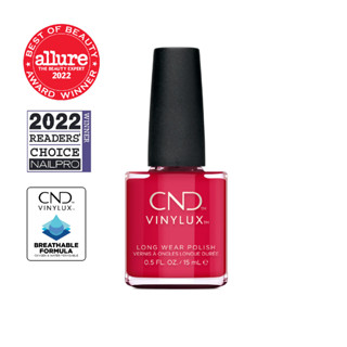 CND VINYLUX สีทาเล็บกึ่งเจล สี kiss the skipper 0.5 oz. (15 ml.) นำเข้าจากอเมริกา