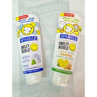 Sparkle Fresh&amp;White // Lemon Soda Toothpaste 60g. สปาร์คเคิล ยาสีฟัน เฟรช&amp;ไวท์ หรือ เลมอนโซดา