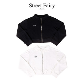 kome.girls กรอกโค้ดลด 45.- 🏷꒰KOMESEP45꒱ เสื้อแจ็คเก็ตซิปทูเวย์ รุ่น 2 way zip jacket