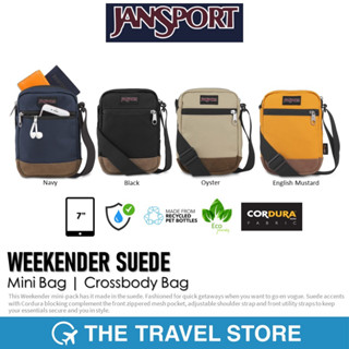 JANSPORT Weekender Suede Mini Bag | Crossbody Bag กระเป๋าสะพายข้างใบเล็ก