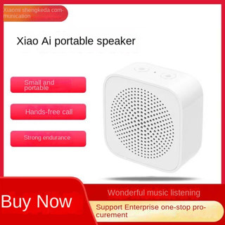 ☄☃☞Xiaomi Xiaoai Bluetooth Speaker รุ่นพกพา Smart Voice Voice Control Wireless Charging Bass Portable Mini Speaker