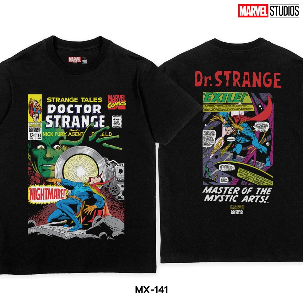 Power 7 Shop เสื้อยืดการ์ตูน ลาย มาร์เวล Doctor Strange ลิขสิทธ์แท้ MARVEL COMICS  T-SHIRTS (MX-141)