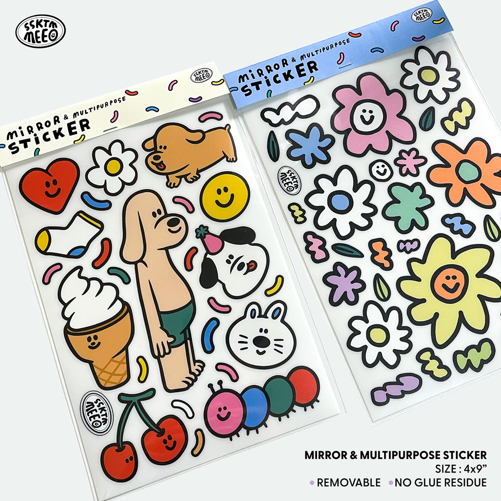 ssktmmee - large sticker (mirror)