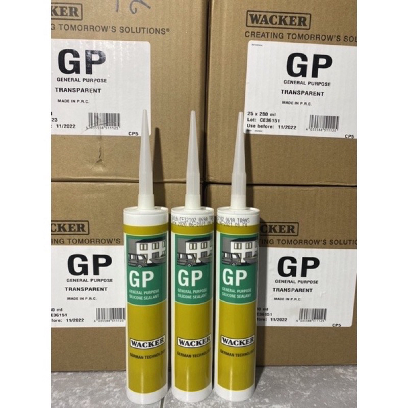 Wacker (เเวคเกอร์) ซิลิโคน (ยกลัง 25 หลอด)