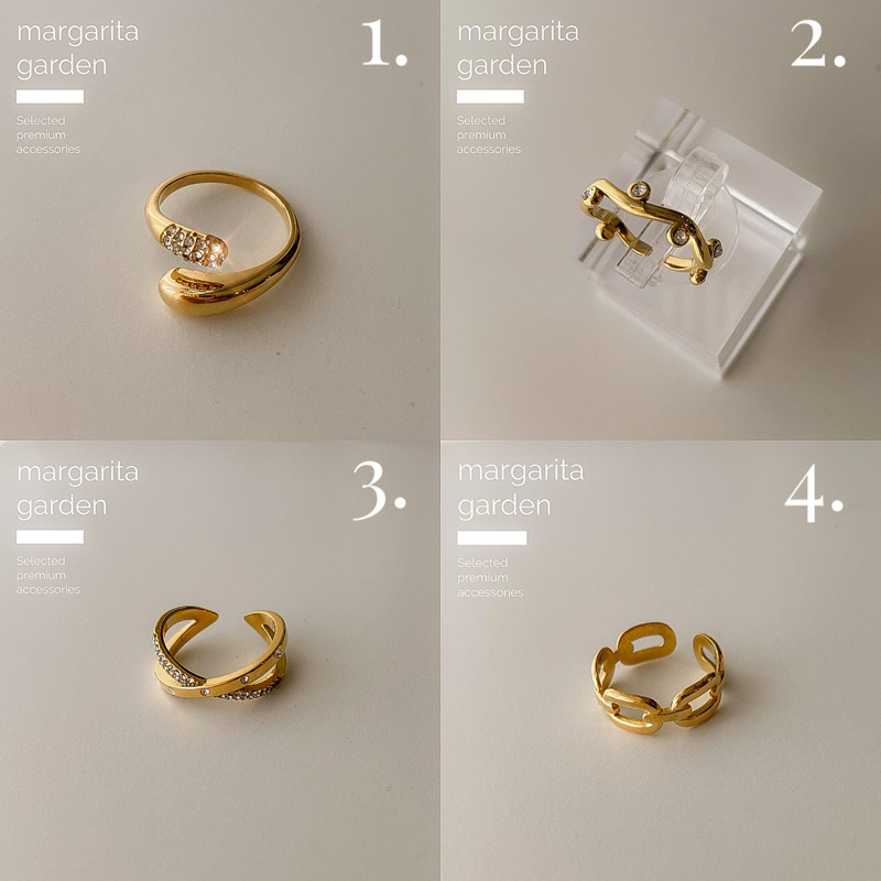 Margarita Adjustable Stainless Ring
