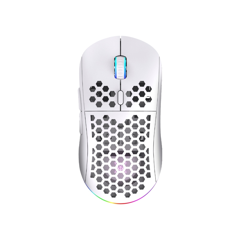 เมาส์ไร้สาย Nubwo X61 SHASTA Dual Mode 2.4Ghz Gaming Mouse RGB Lighting เมาส์เกมมิ่งไร้สาย เมาส์เกมมิ่ง ประกันศูนย์ 2 ปี