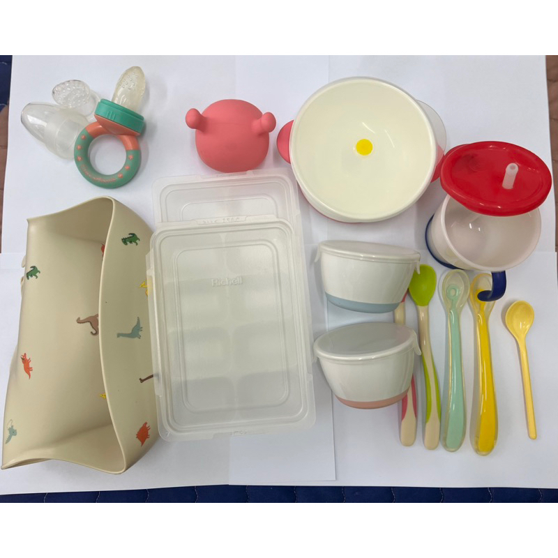 ขายยกเซทอาหารเด็ก Richell Clever mama มือ2