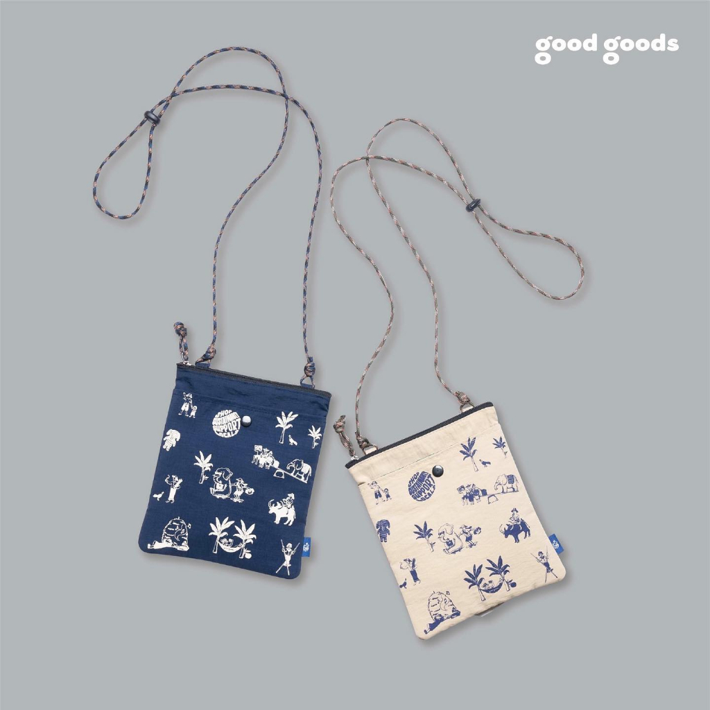 กระเป๋าสะพายข้าง ลายเอกลักษณ์ Good Goods