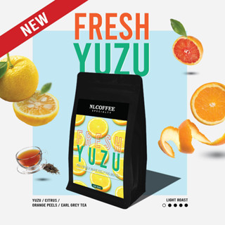 (ใหม่) NLCOFFEE SPECIALTY เมล็ดกาแฟ Fresh YUZU  200 กรัม