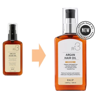 RAIP R3 Argan Hair Oil 100ml แท้100% น้ำมันบำรุงผม น้ำมันอาร์แกนบำรุงผมเสีย จากเกาหลี