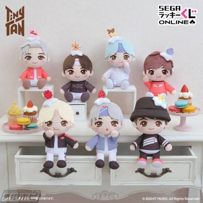 TinyTAN Sweet time - V, Suga Sega Lucky Kuji (พร้อมส่ง✨)