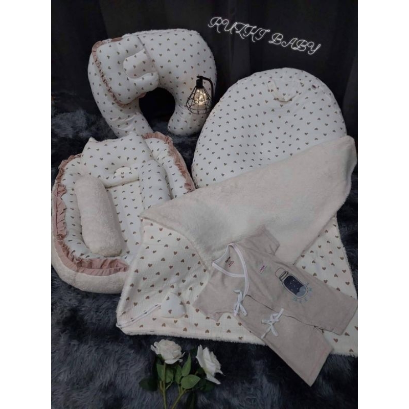 ชุดที่นอนเด็กอ่อนมินิมอล แบรนด์Ruzki baby