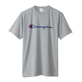 CHAMPION MEN - JP เสื้อยืดแขนสั้นผู้ชาย-ไซส์เอเชีย SHORT SLEEVE T-SHIRT  C3-X353-070