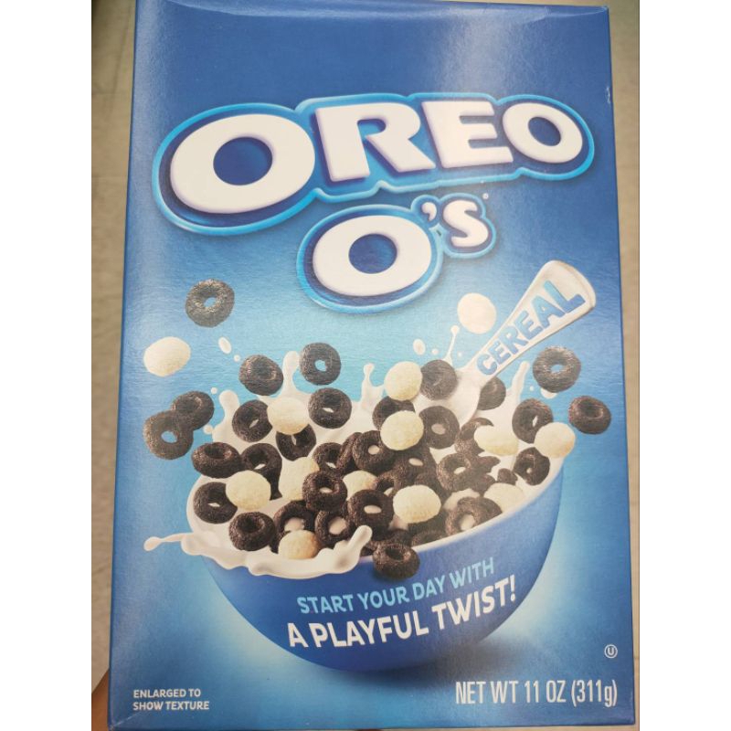 Post Oreo O's Cereal ซีเรียลอบกรอบรสช็อคโกแลต และรสวานิลลา 311 กรัม