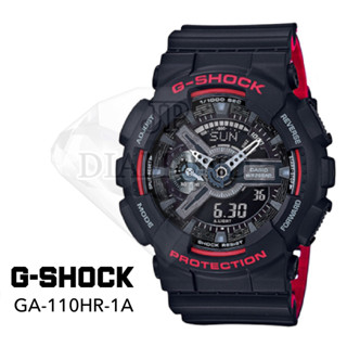 นาฬิกาผู้ชาย สายเรซิ่น Limited Black &amp; Red รุ่น GA-110HR มีหลายรุ่น รับประกัน1ปี