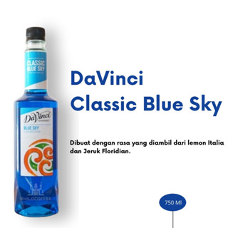 [บ้านกาแฟ] Davinci Gourmet Blue Sky Syrup ดาวินชี่ ไซรัป บลูสกาย 750 ML.