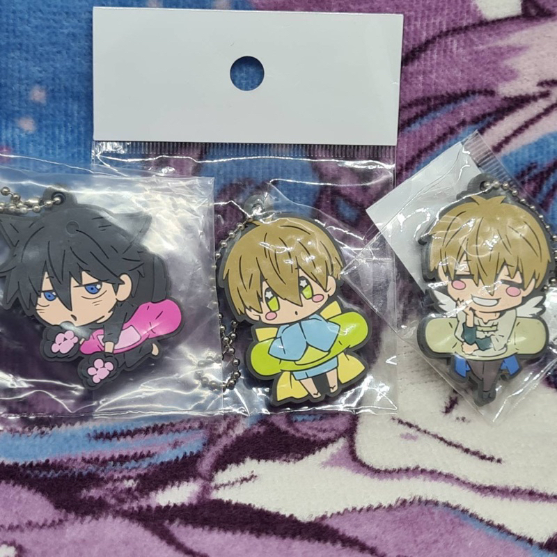 พวงกุญแจยาง Dakaretai Otoko 1-i ni Odosarete Imasu. Chara Banchoukou Rubber Mascot