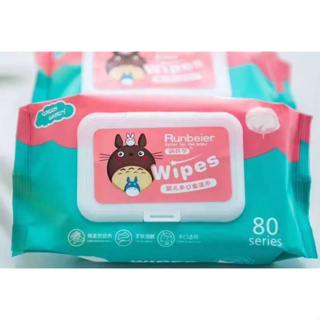 กระดาษเปียก ทิชชู่เปียก สำหรับเด็ก Baby wipes ( 24 ชิ้น ตกชิ้นละ 6 บาท)