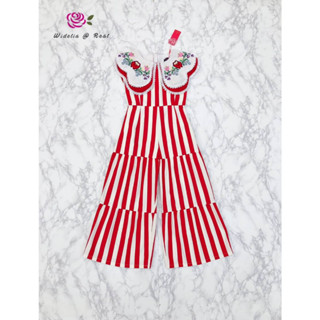 ราคาถูกที่สุด!! Widelia @ Real Vintage  Jumpsuit จั้มสูทขายาวทรงสวย