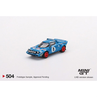 MINI GT 1/64 No.504 Lancia Stratos HF 1979 Rally MonteCarlo Winner #4 LHD MGT00504-L