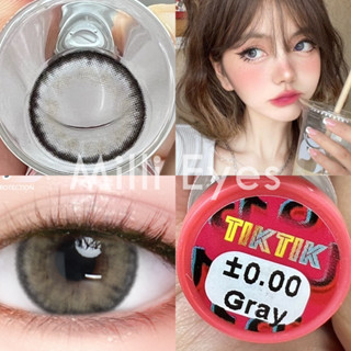 เลนส์ไฮโดรเจล เลนส์นิ่มมาก ลายสวยตัดขอบโต สายปัง จึ้งๆ คอนแทคเลนส์ tiktik (Roze) ค่าน้ำ 55% ตัดขอบ ตาโต